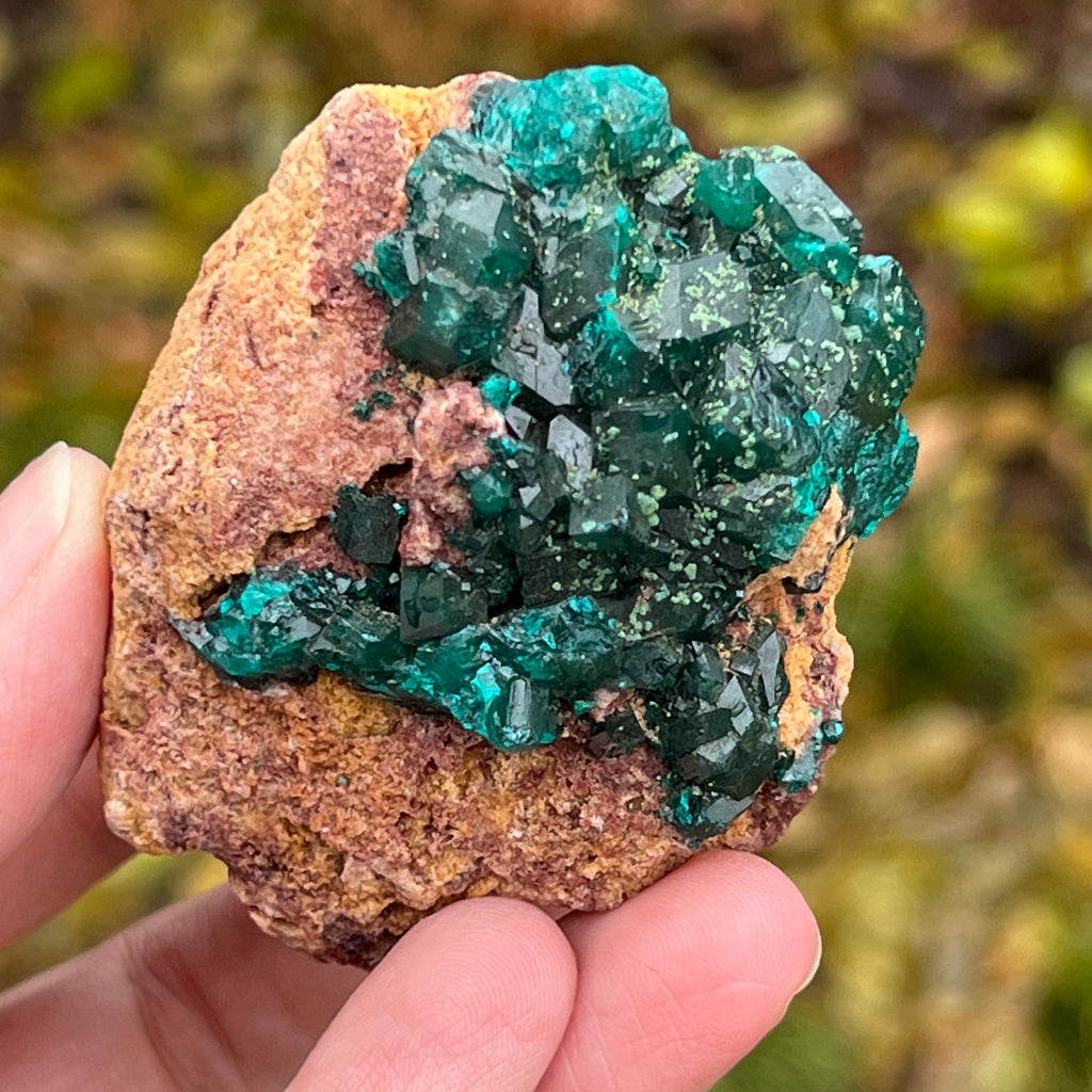 Dioptaz cluster din Congo model 11, pietre semipretioase - druzy.ro 10 