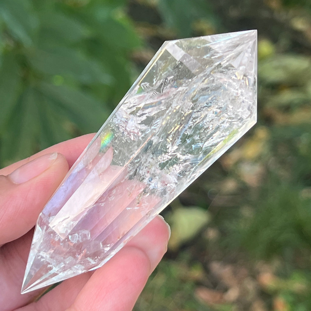 Bagheta cuart vogel, 12 fete, Brazilia model 31, pietre semipretioase - druzy.ro 1 