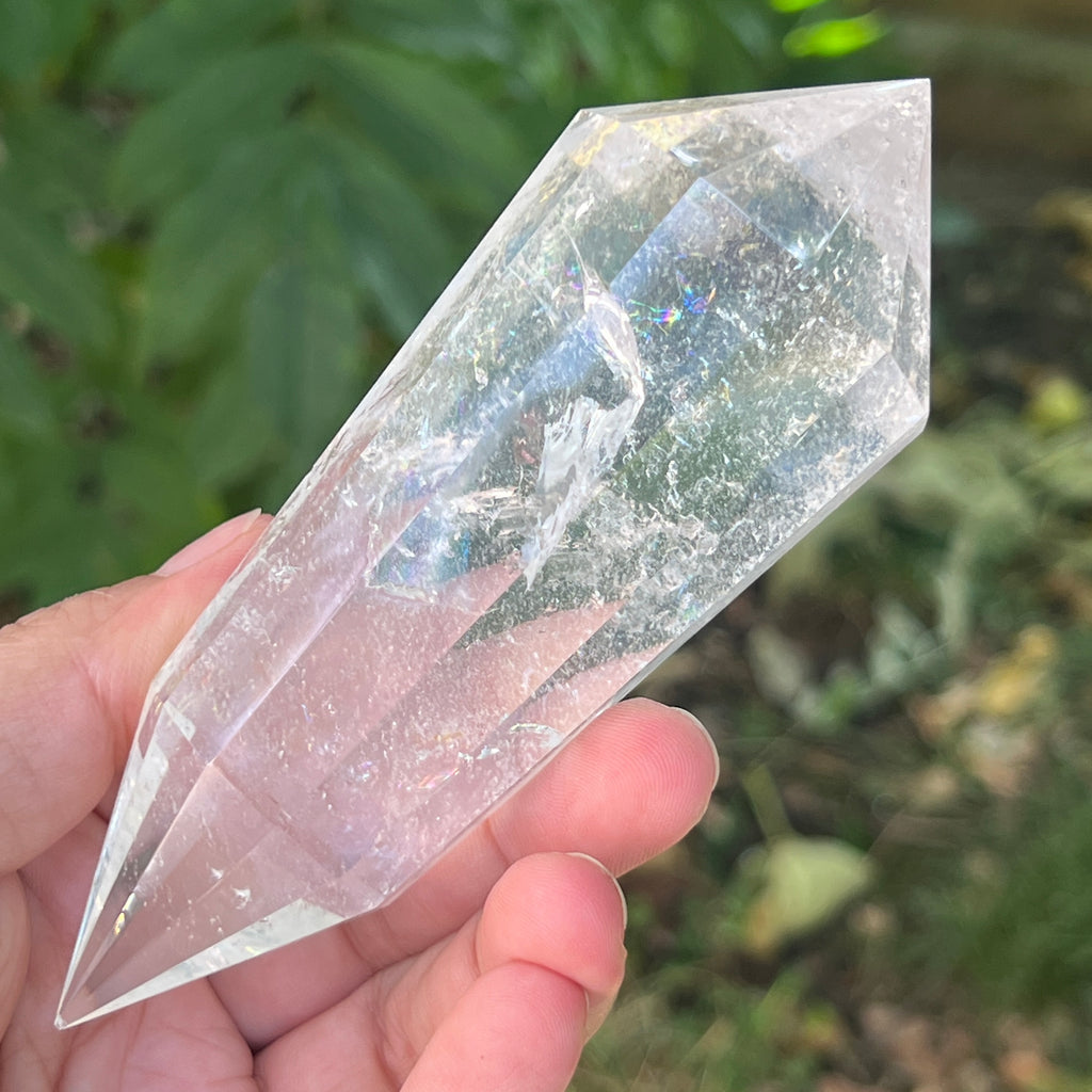 Bagheta cuart vogel, 12 fete, Brazilia model 21, pietre semipretioase - druzy.ro 12 