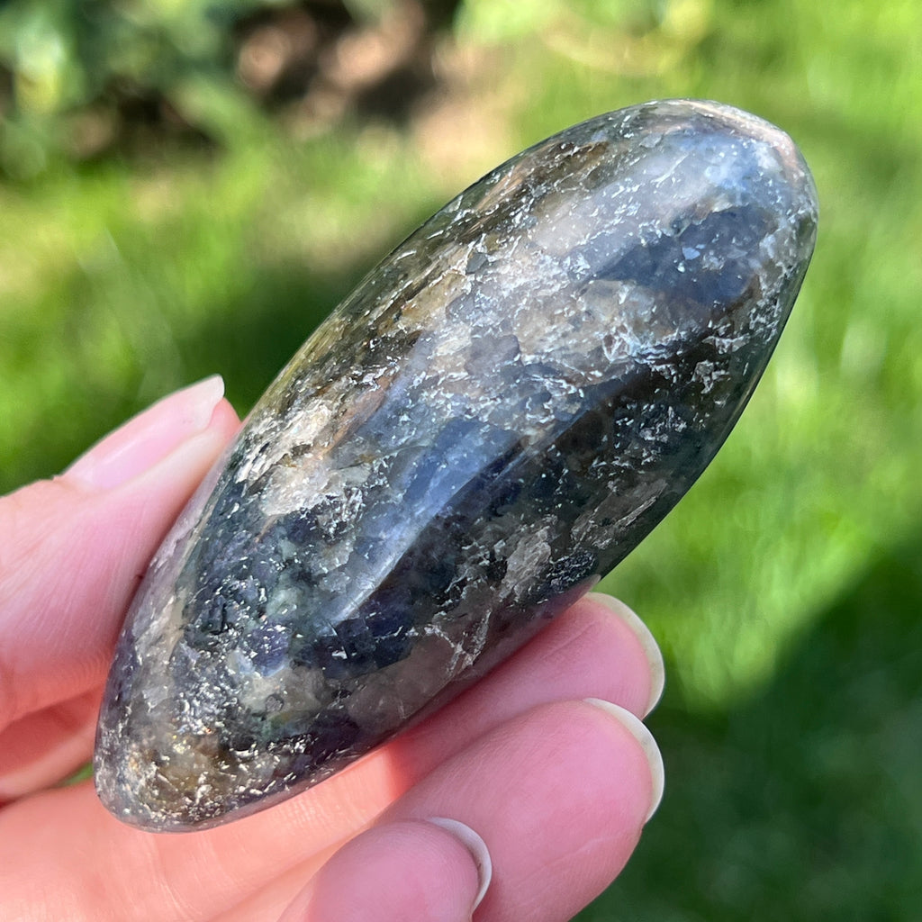 Palmstone Iolit (safir de apa) din Madagascar model 6, pietre semipretioase - druzy.ro 7 