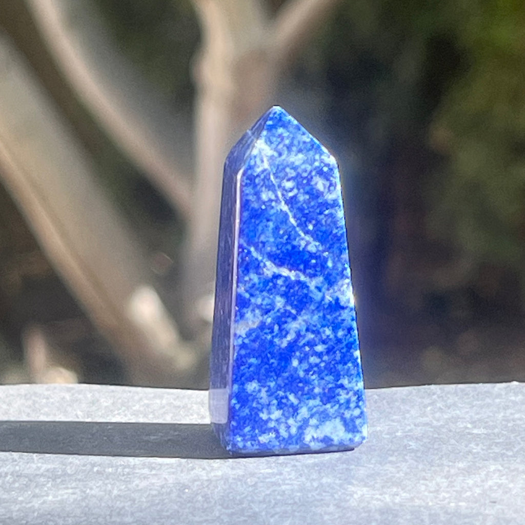 Turn/obelisc lapis lazuli mini m3, druzy.ro, cristale 3