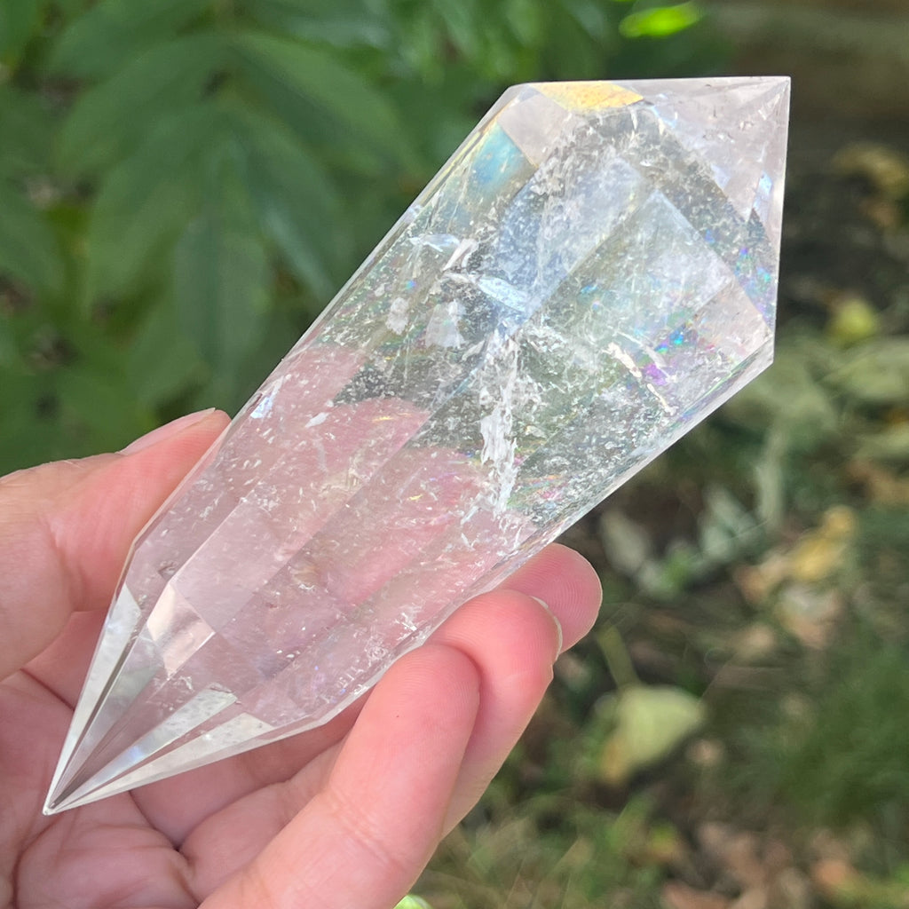 Bagheta cuart vogel, 12 fete, Brazilia model 21, pietre semipretioase - druzy.ro 10 