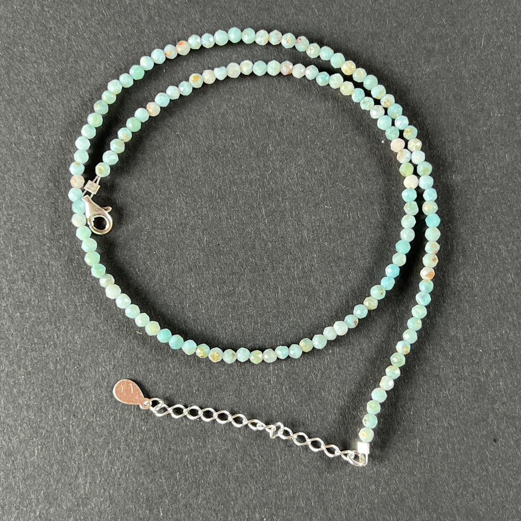Colier larimar Maris #46, pietre semipretioase - druzy.ro 3 