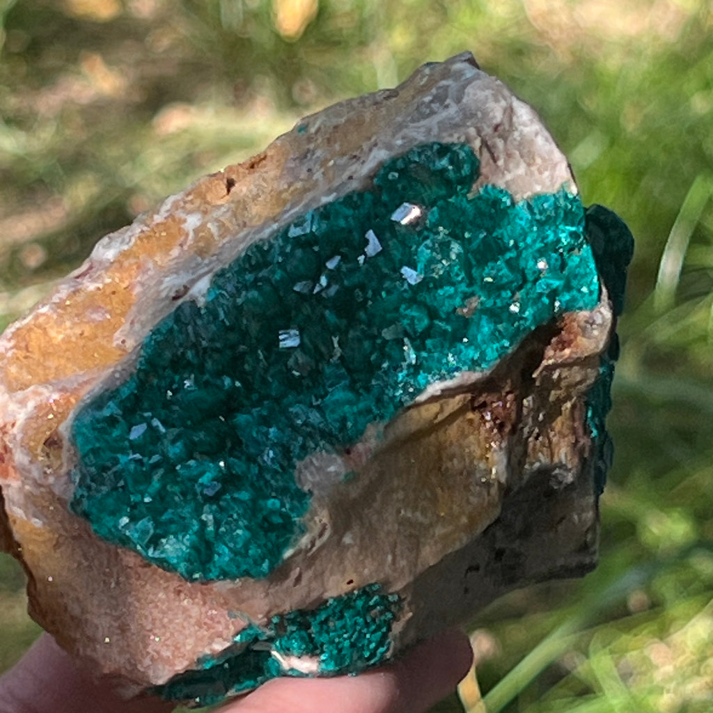 Dioptaz cluster din Congo model 42, pietre semipretioase - druzy.ro 7 