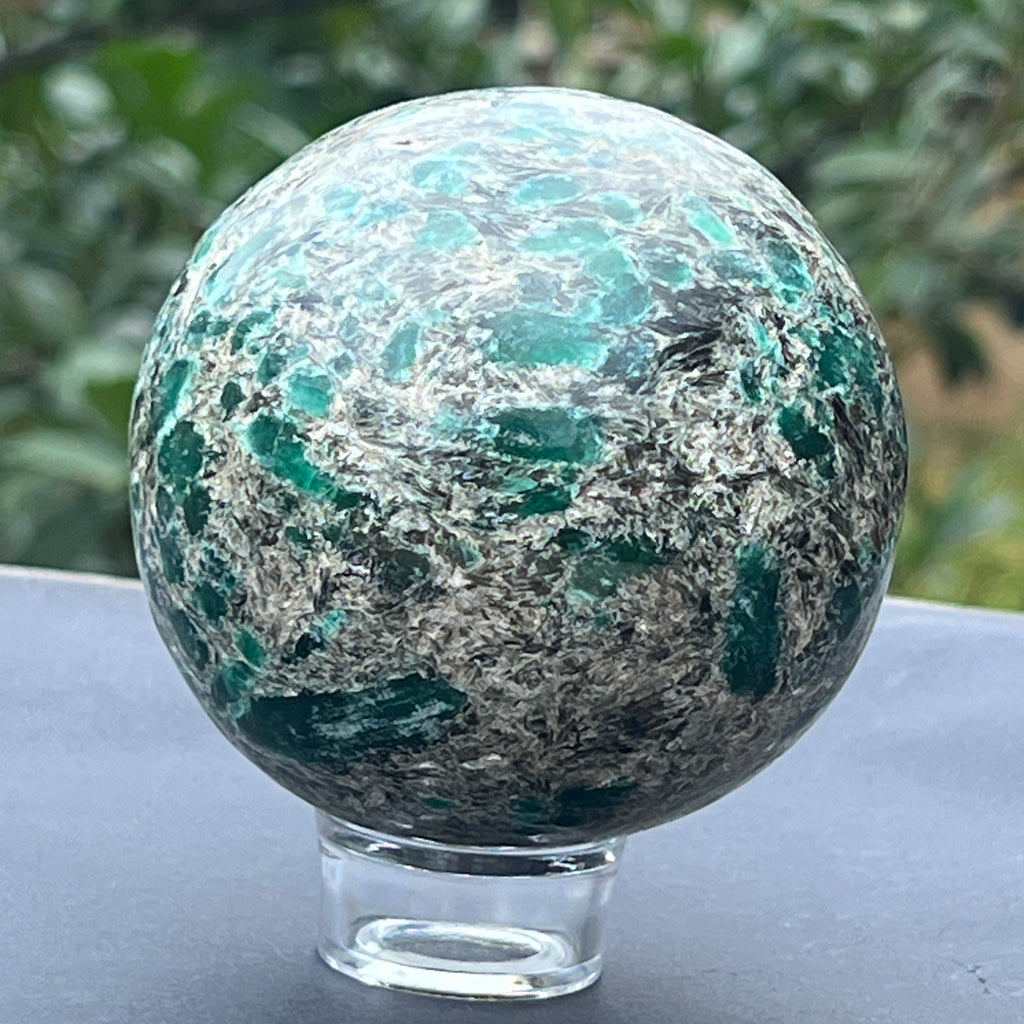 Sfera smarald in matrice model 7, pietre semipretioase - druzy.ro 5 