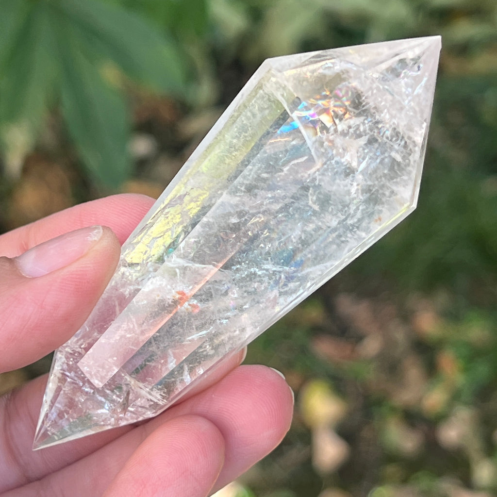 Bagheta cuart vogel, 12 fete, Brazilia model 32, pietre semipretioase - druzy.ro 1 
