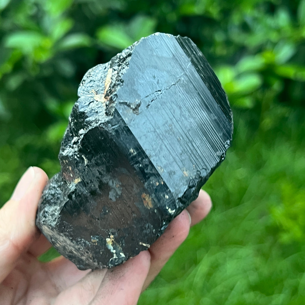Turmalina neagra piatra bruta L16, pietre semipretioase - druzy.ro 1 