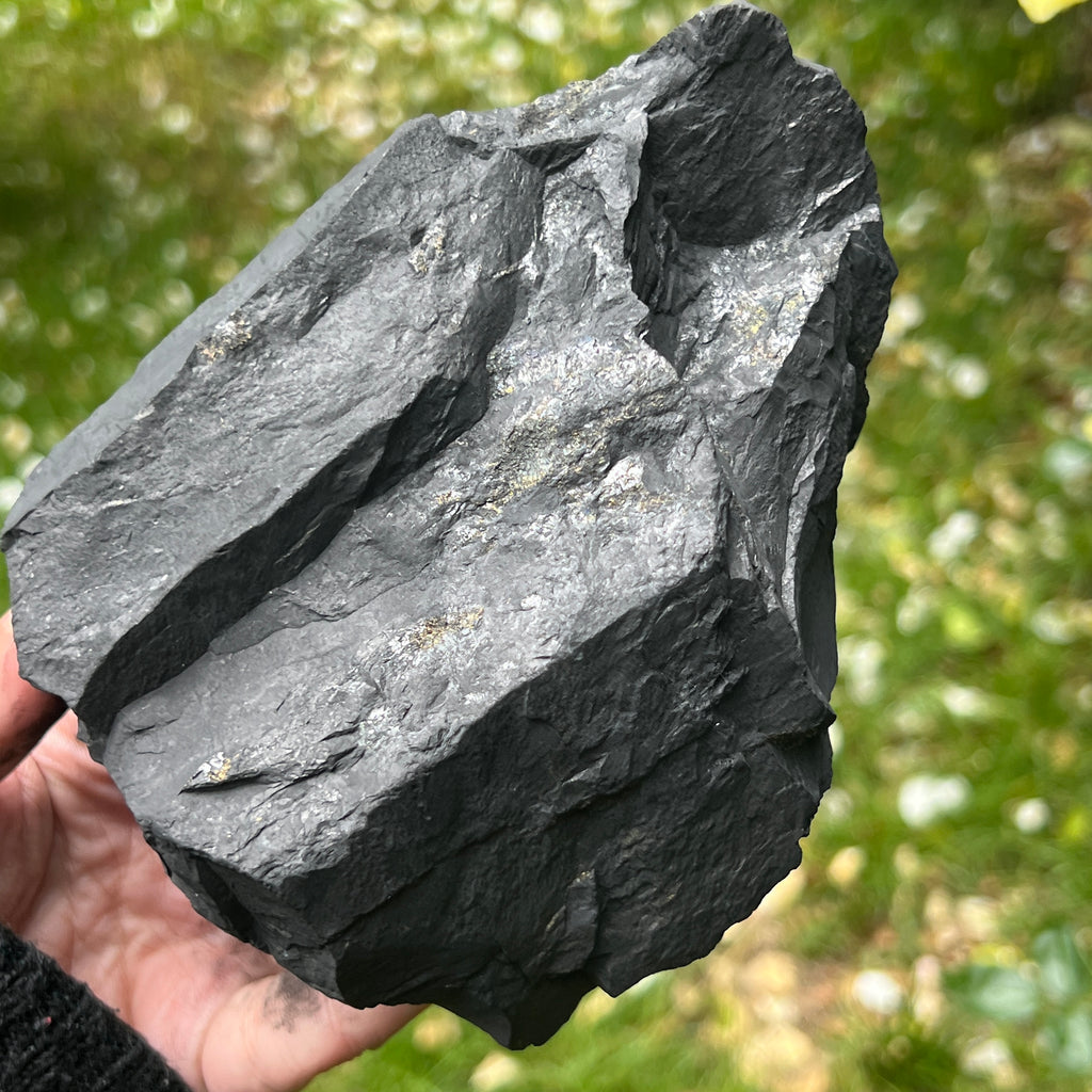 Shungit piatra bruta XXL model 6, pietre semipretioase - druzy.ro 1 
