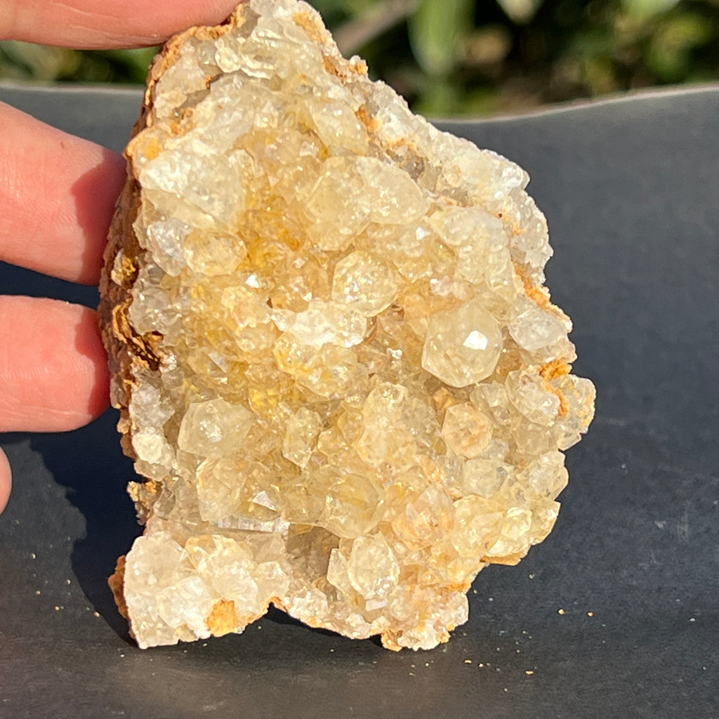 Cluster cuart lamaie Zambia, golden healer model 35, pietre semipretioase - druzy.ro 5 