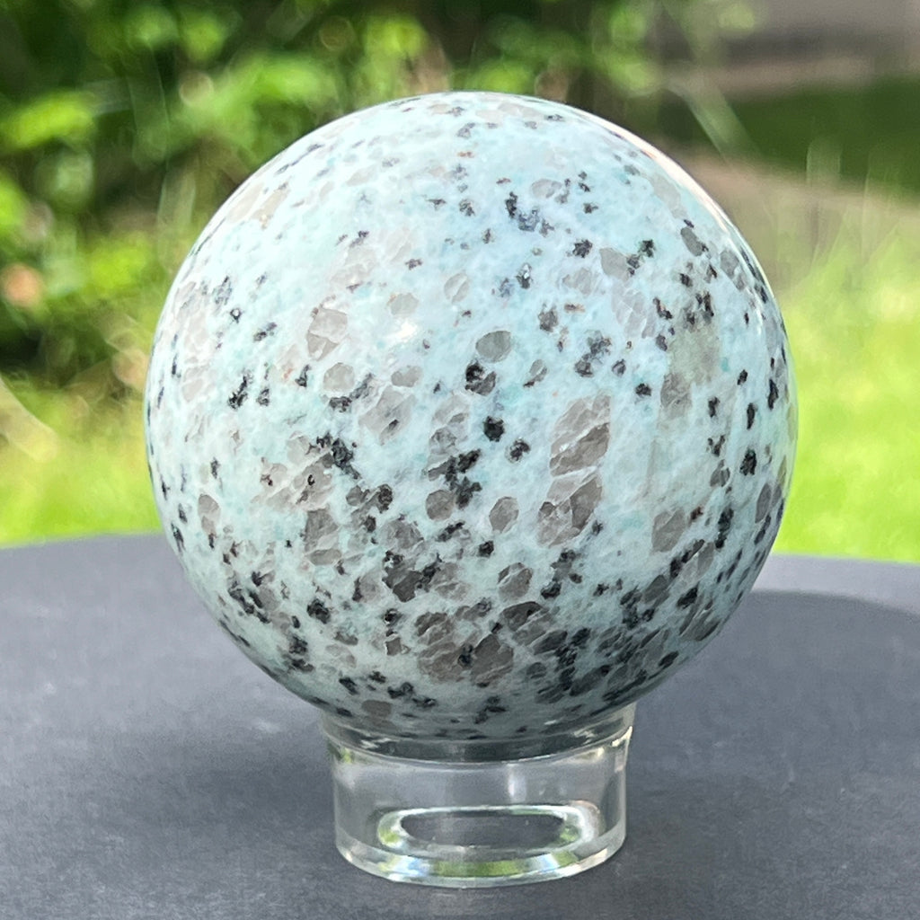 Sfera jasp kiwi model 1, pietre semipretioase - druzy.ro 1 