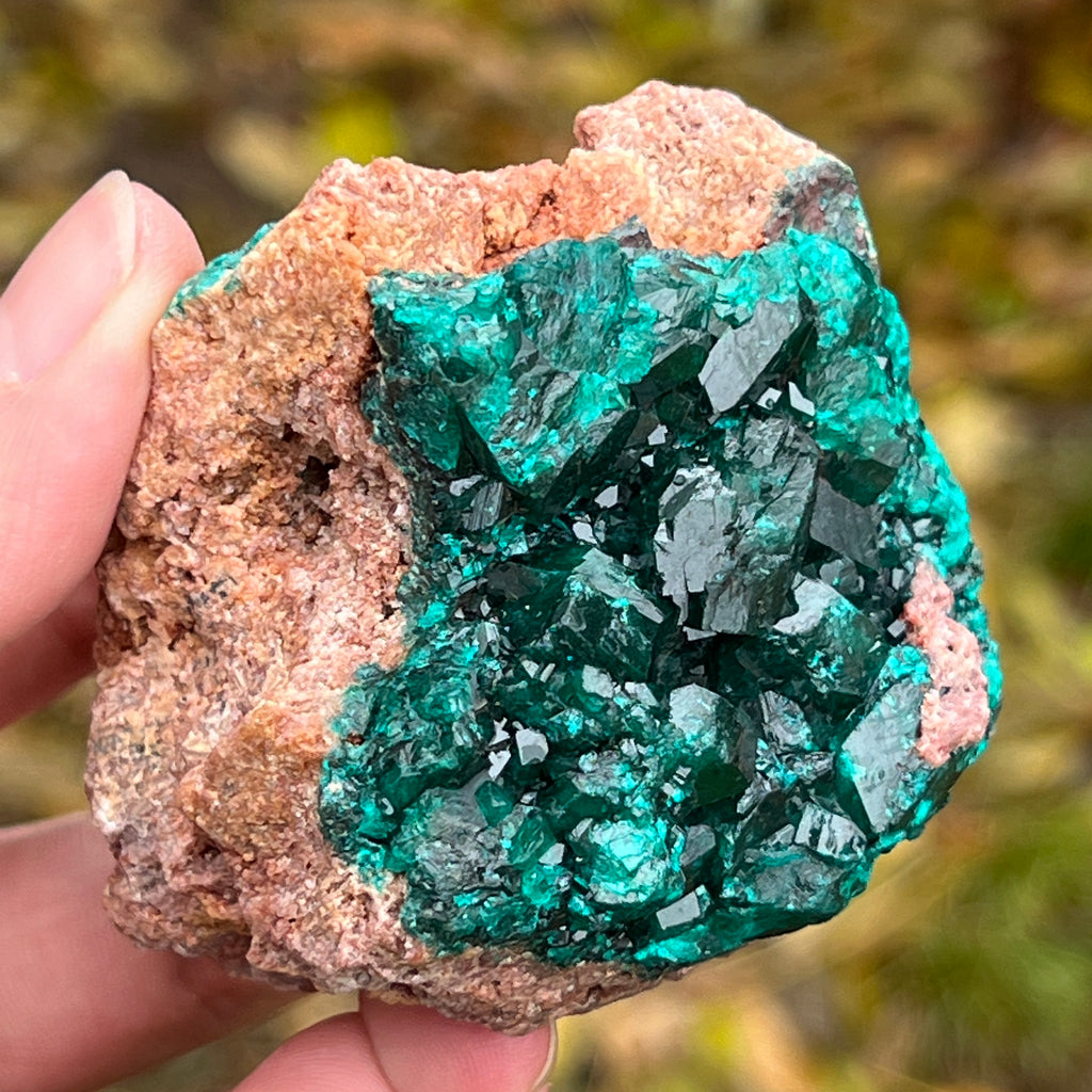 Dioptaz cluster din Congo model 2, pietre semipretioase - druzy.ro 3 