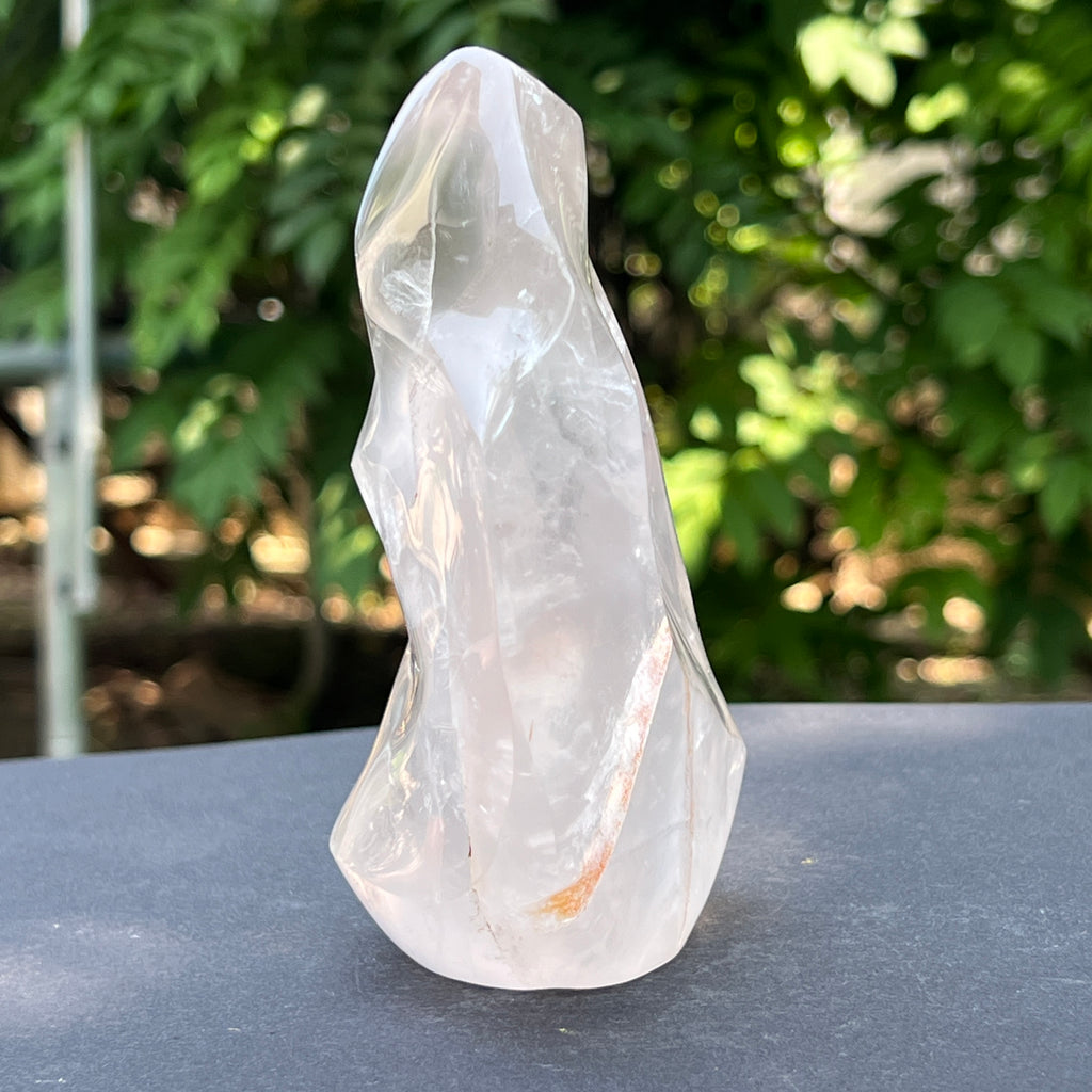 Sculptura girasol forma flacara m2, pietre semipretioase - druzy.ro 5 