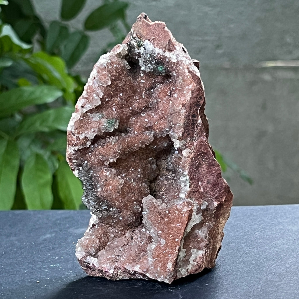 Cluster de dolomit cu malachit în matrice de cupru, model 8, pietre semipretioase - druzy.ro 1 