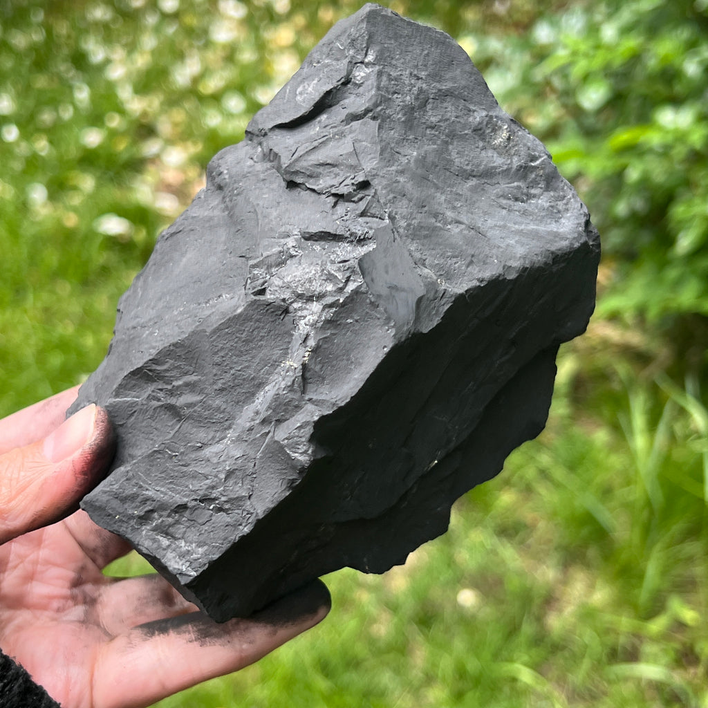 Shungit piatra bruta XXL model 9, pietre semipretioase - druzy.ro 3 