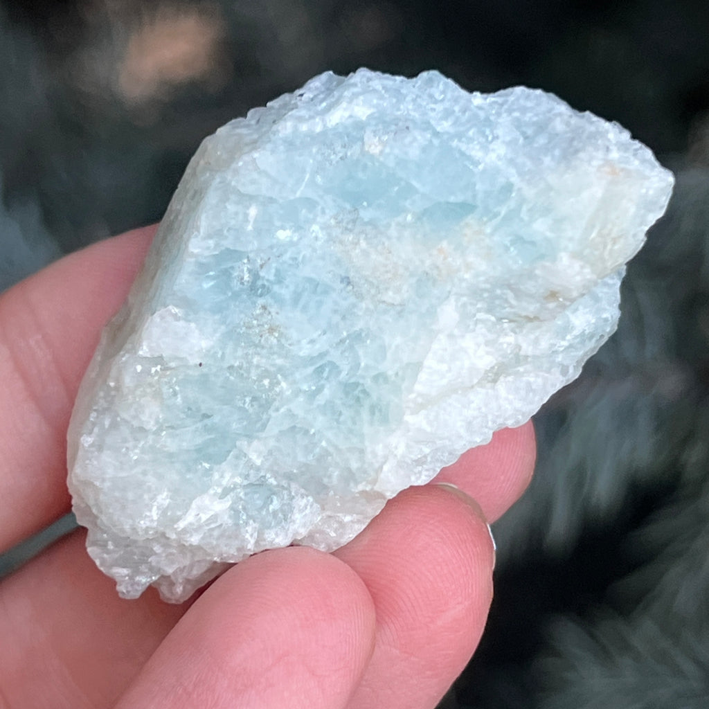 Acvamarin Pakistan piatra bruta model pk18, pietre semipretioase - druzy.ro 4 