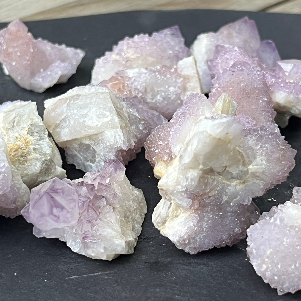 Cuart cactus / spirit ametist liliac Africa de Sud, pietre semipretioase - druzy.ro 10 