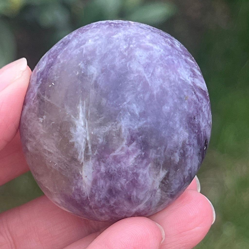 Lepidolit palmstone m1, pietre semipretioase - druzy.ro 3 