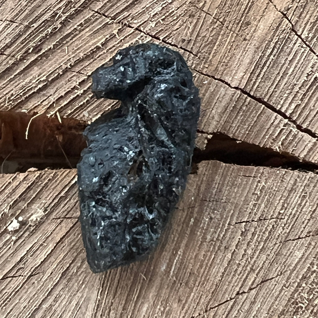 Tectita neagra, meteorit piatra bruta, tektit m10, pietre semipretioase - druzy.ro 1 