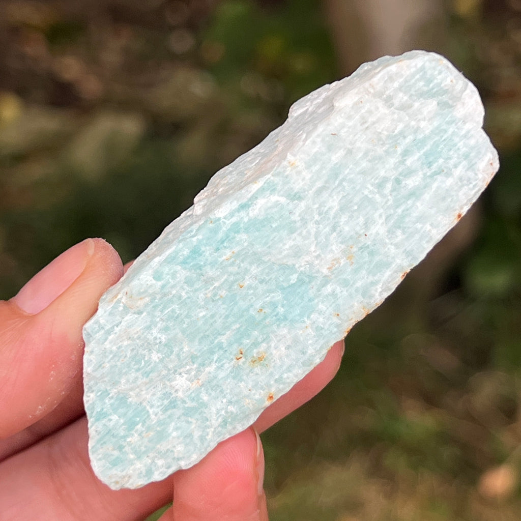Amazonit piatra bruta din Brazilia model 9, pietre semipretioase - druzy.ro 1 
