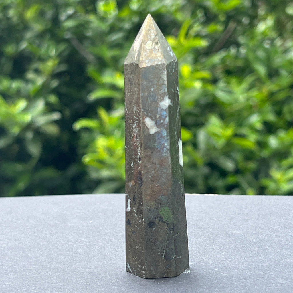 Obelisc pirita model 3, pietre semipretioase - druzy.ro 3 