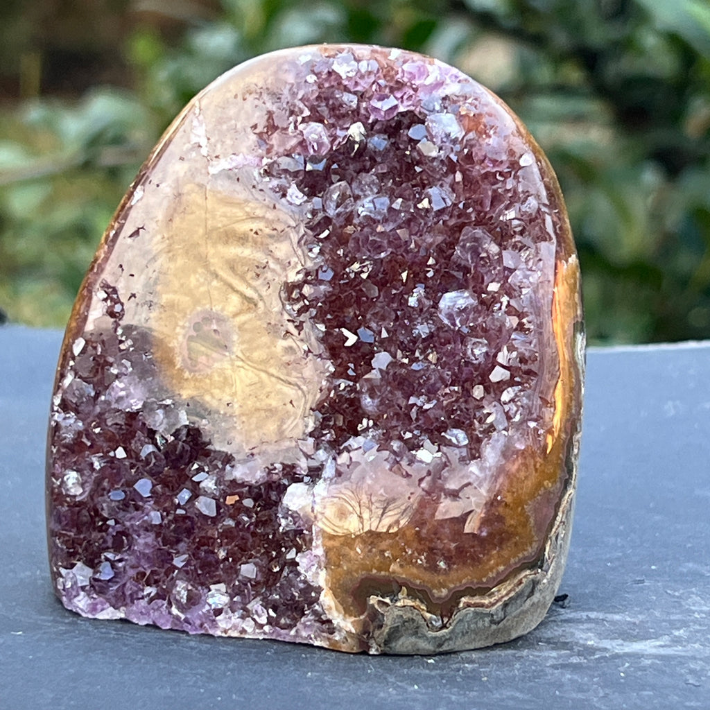 Ametist stalactit calitate +AAA, geoda ametist Uruguay, m10, pietre semipretioase - druzy.ro 2 