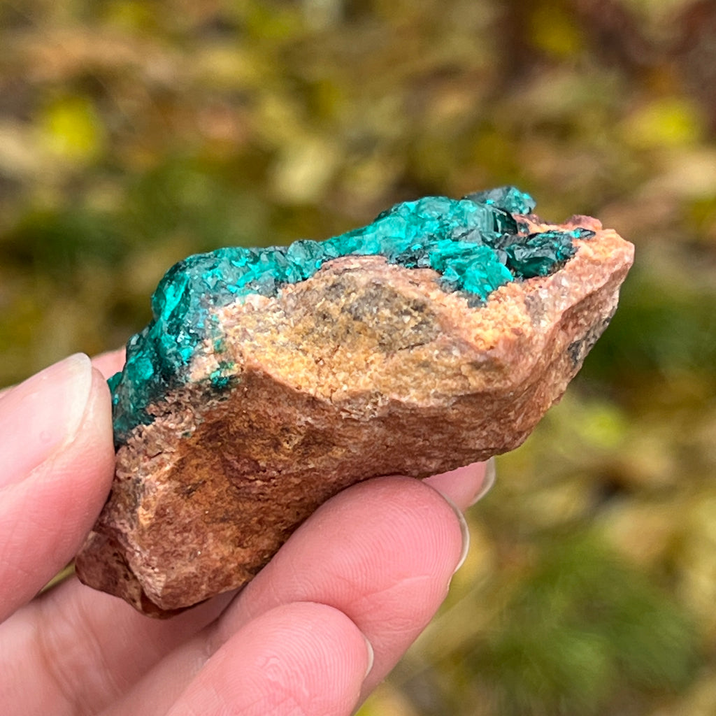 Dioptaz cluster din Congo model 8, pietre semipretioase - druzy.ro 6 