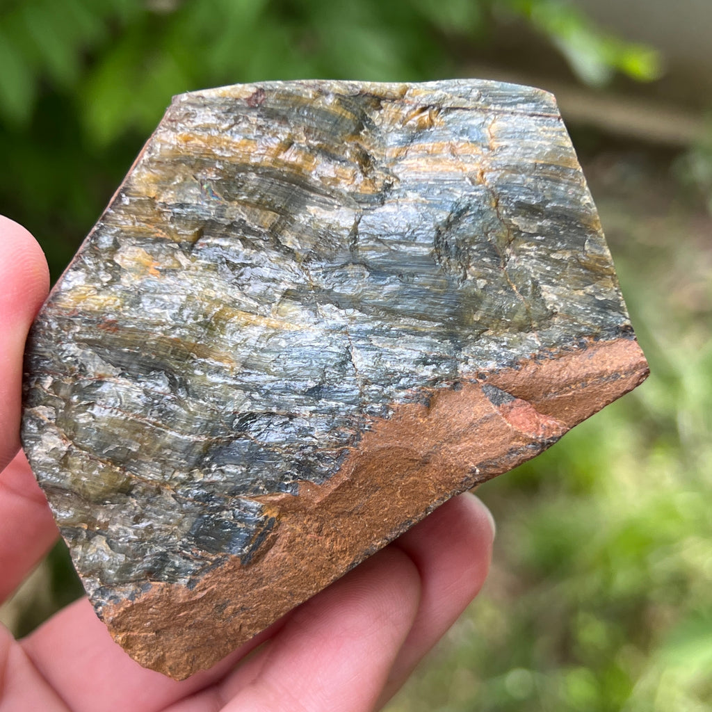 Piatra bruta ochi de tigru albastru (ochi de soim) model 4, pietre semipretioase - druzy.ro 3 