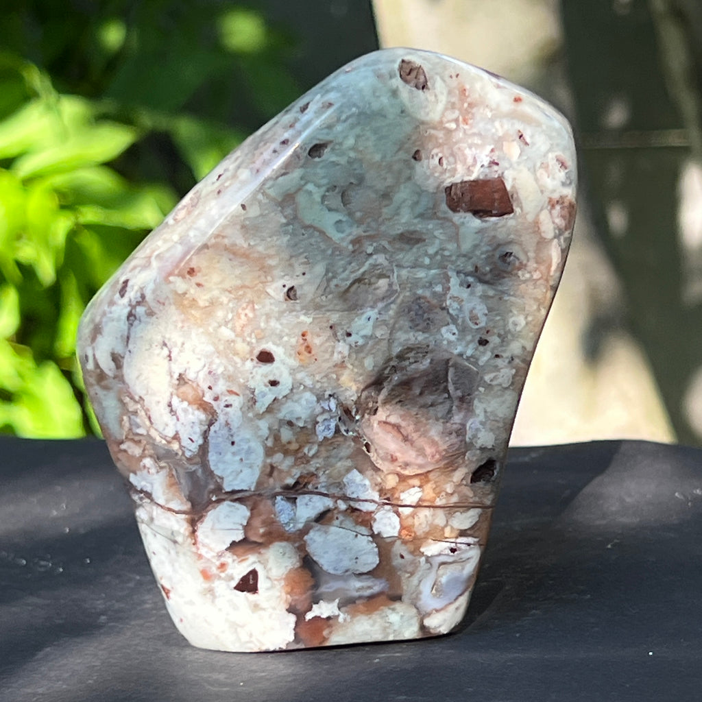 Calcedonie cu crom albastru-verzuie din Zimbabwe -forma libera| Model 13, pietre semipretioase - druzy.ro 3 