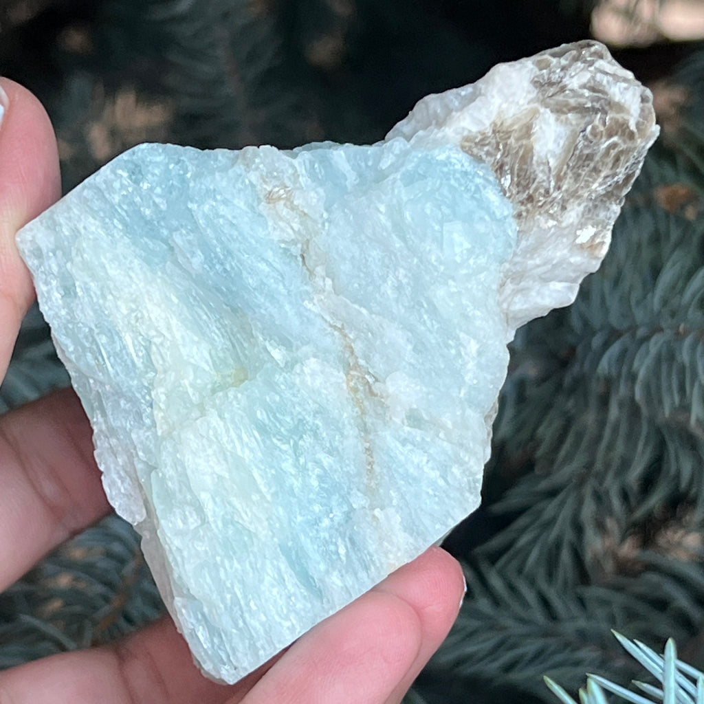Acvamarin Pakistan piatra bruta model pk22, pietre semipretioase - druzy.ro 6 
