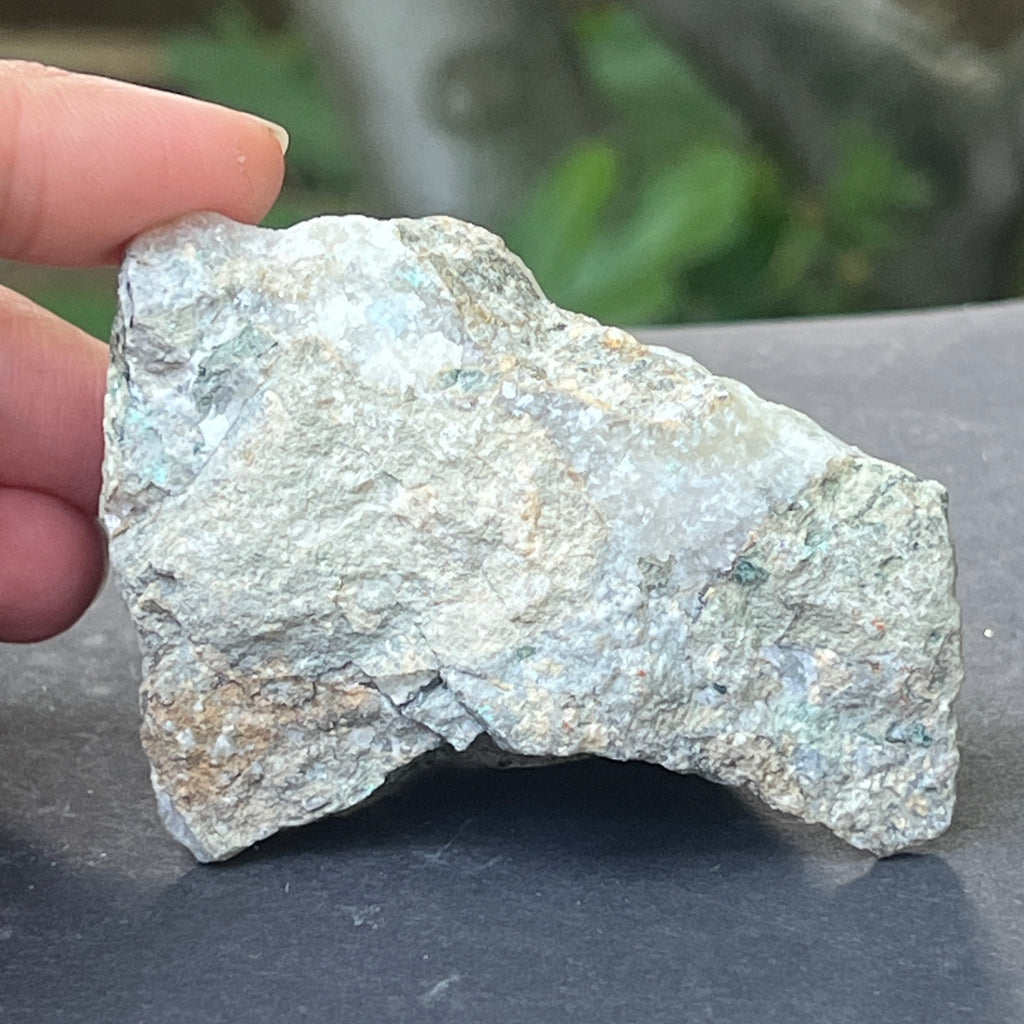 Calcedonie albastra /blue lace/ agat albastru piatra bruta model Af6, pietre semipretioase - druzy.ro 2 