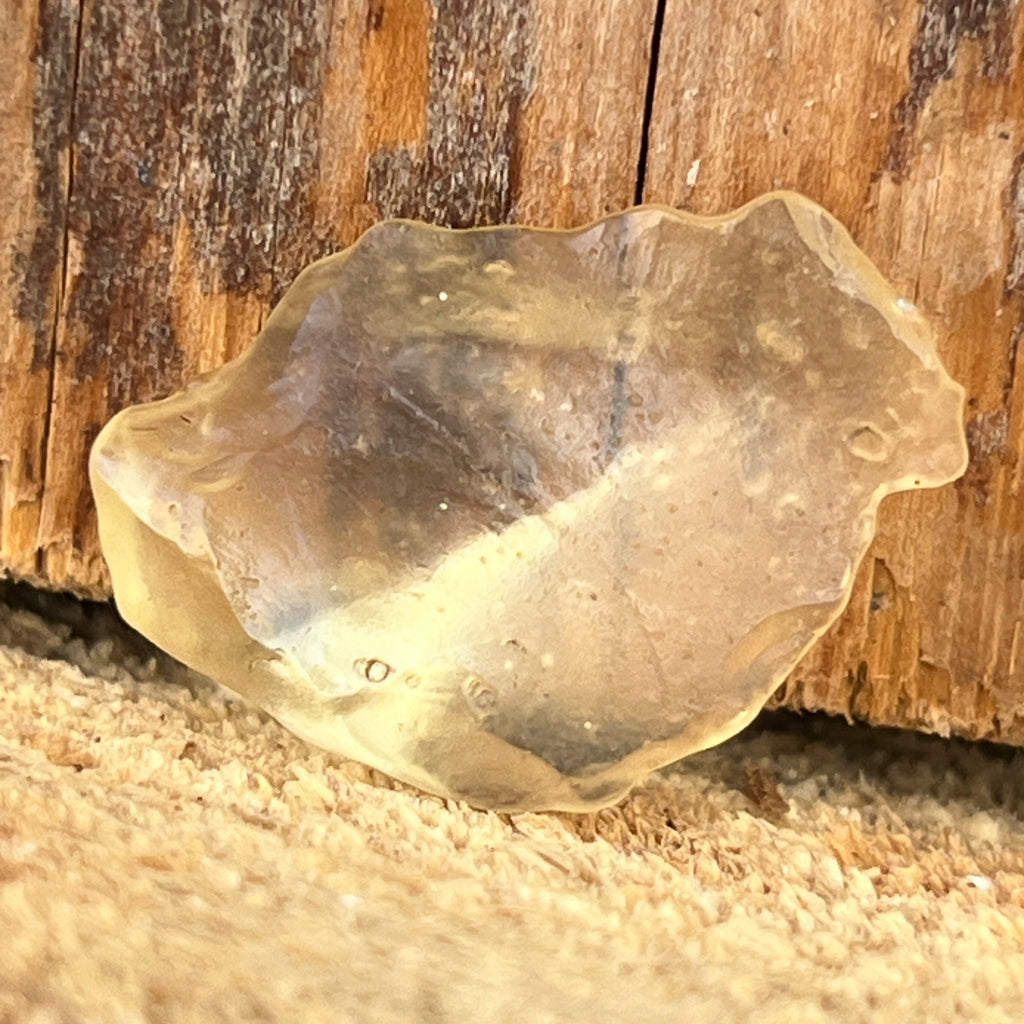 Tectita aurie sticla desertului Libia piatra bruta model 12, calitate AAA, pietre semipretioase - druzy.ro 2 