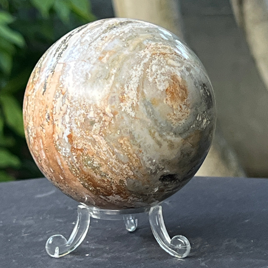 Sfera jasp ocean model 8, pietre semipretioase - druzy.ro 5 