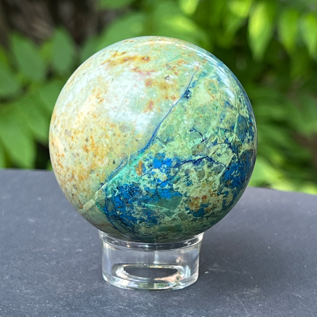 Sfera azurit m1, pietre semipretioase - druzy.ro 5 