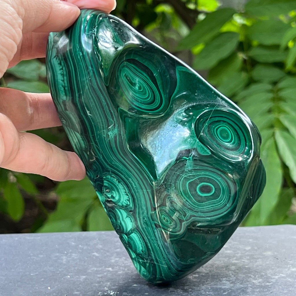 Malachit rulat m4, pietre semipretioase - druzy.ro 3 