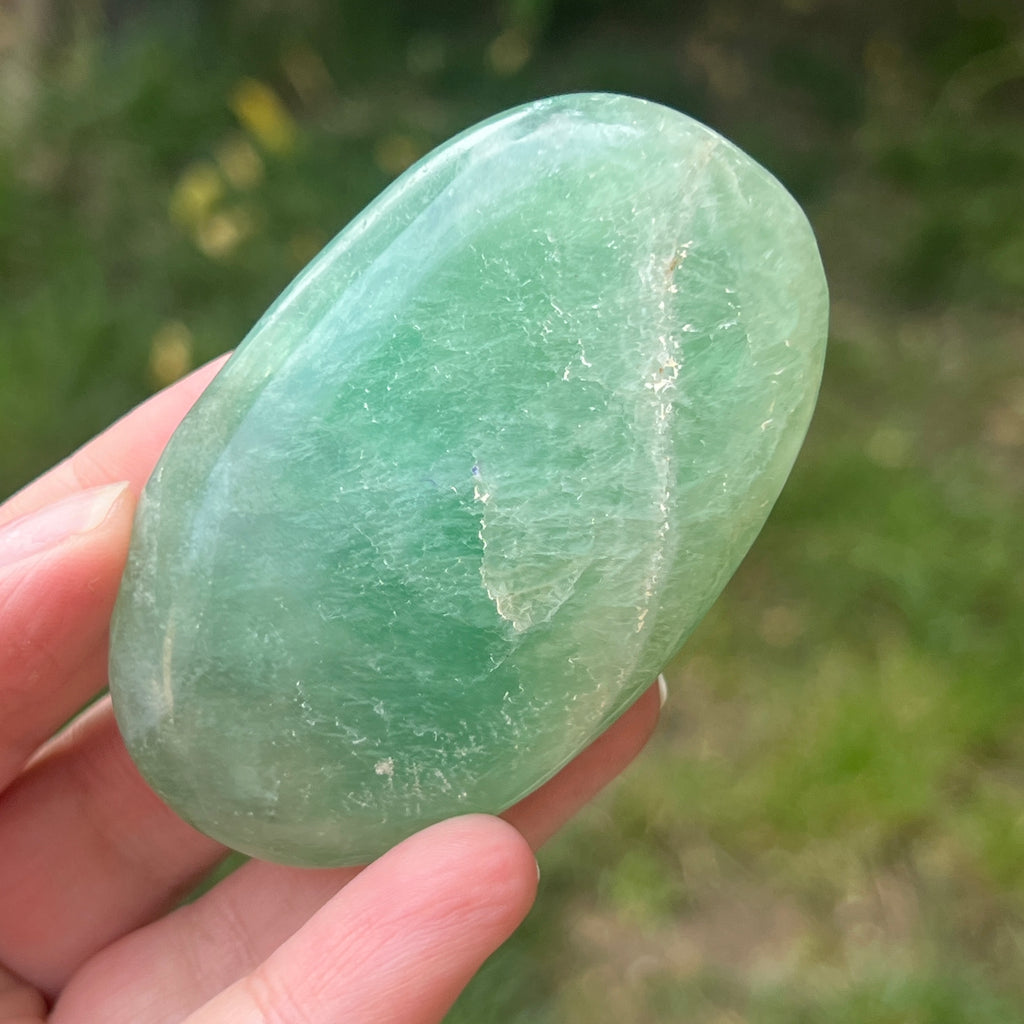 Palmstone fluorit verde model 5, din Madagascar, pietre semipretioase - druzy.ro 3 
