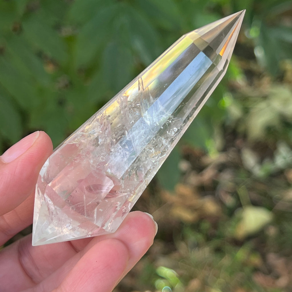 Bagheta cuart vogel, 12 fete, Brazilia model 9, pietre semipretioase - druzy.ro 6 