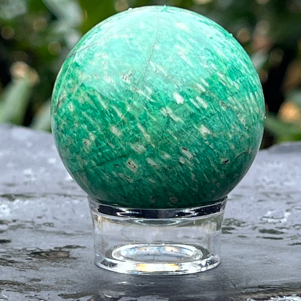 Sfera amazonit din Madagascar model 3, pietre semipretioase - druzy.ro 8 