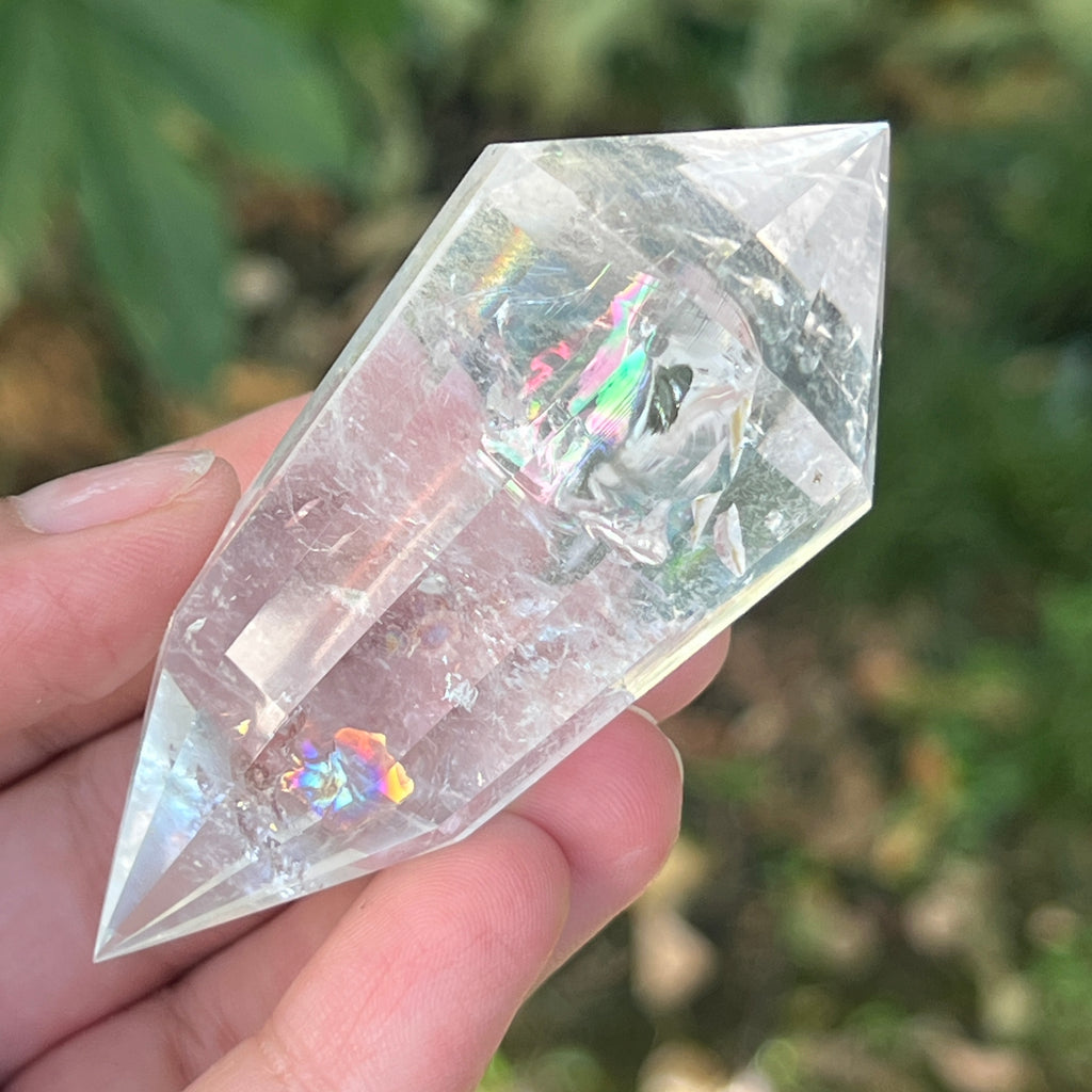 Bagheta cuart vogel, 12 fete, Brazilia model 34, pietre semipretioase - druzy.ro 2 