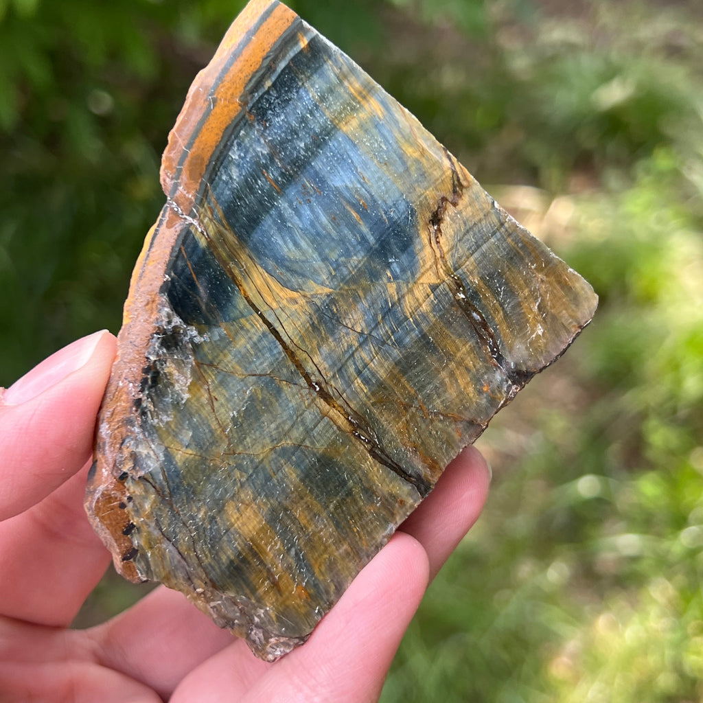 Piatra bruta ochi de tigru albastru (ochi de soim) model 6, pietre semipretioase - druzy.ro 5 
