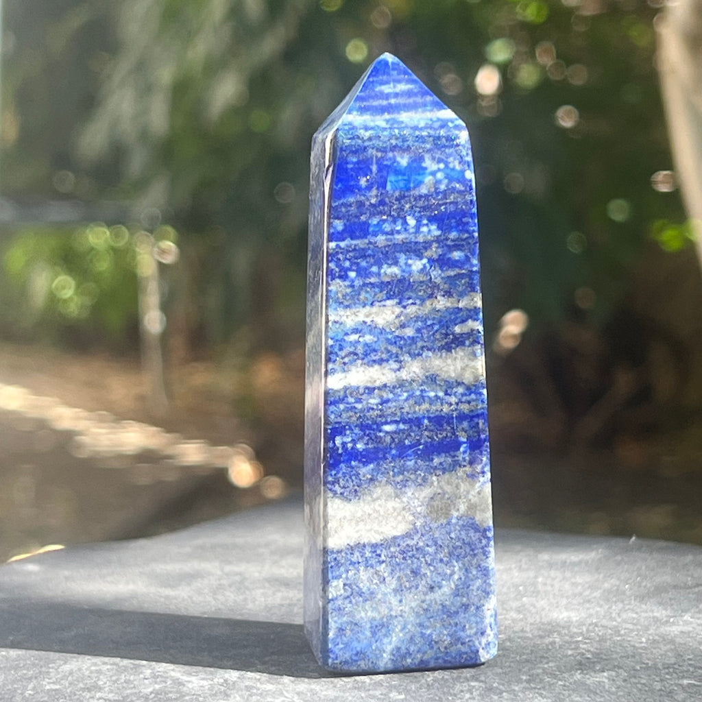 Turn/obelisc lapis lazuli m7, druzy.ro, cristale 3