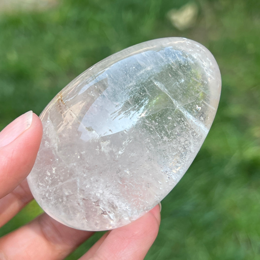 Ou din cuart de stanca/cristal incolor m4, pietre semipretioase - druzy.ro 7 