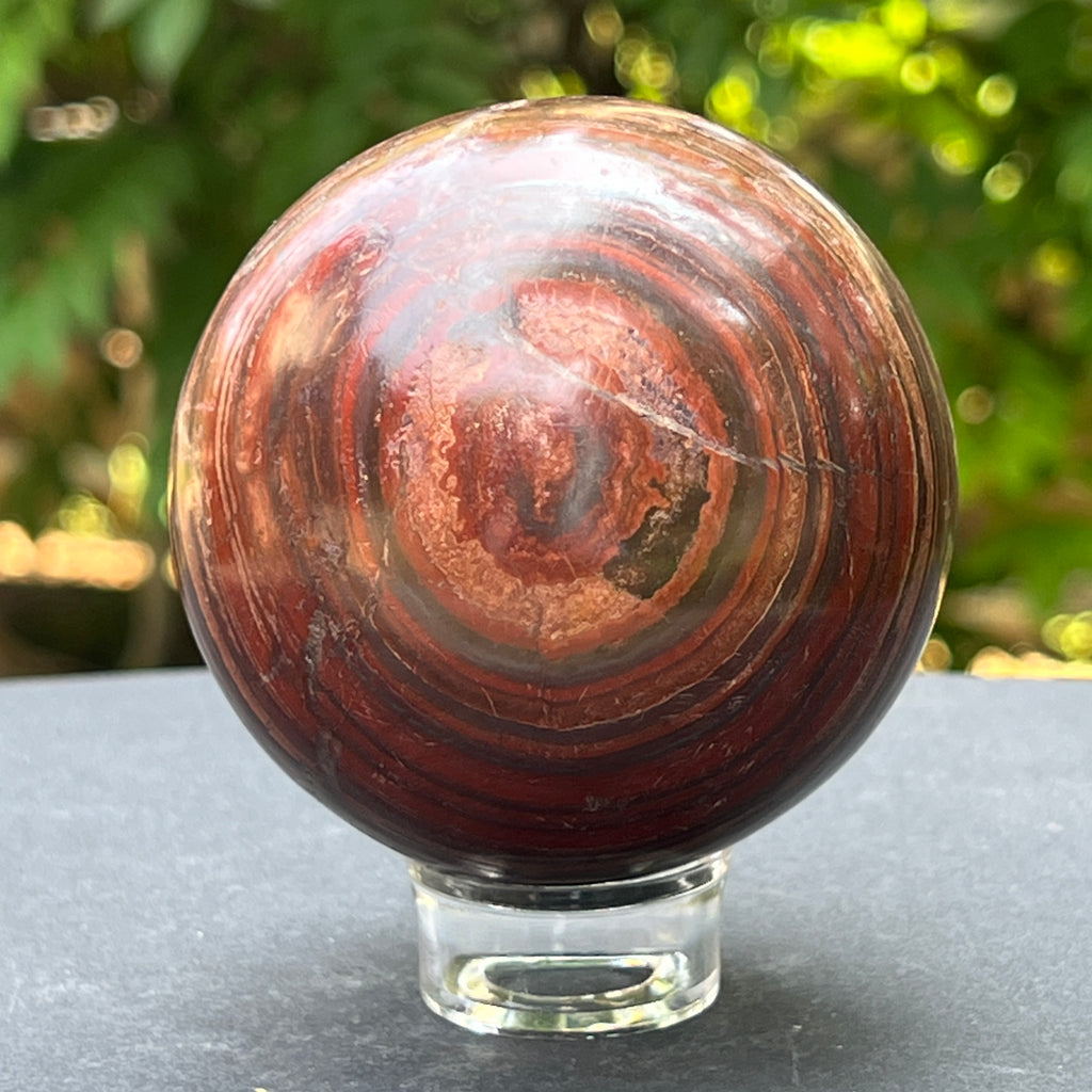 Sfera jasp rosu din Zimbabwe m2, pietre semipretioase - druzy.ro 3 