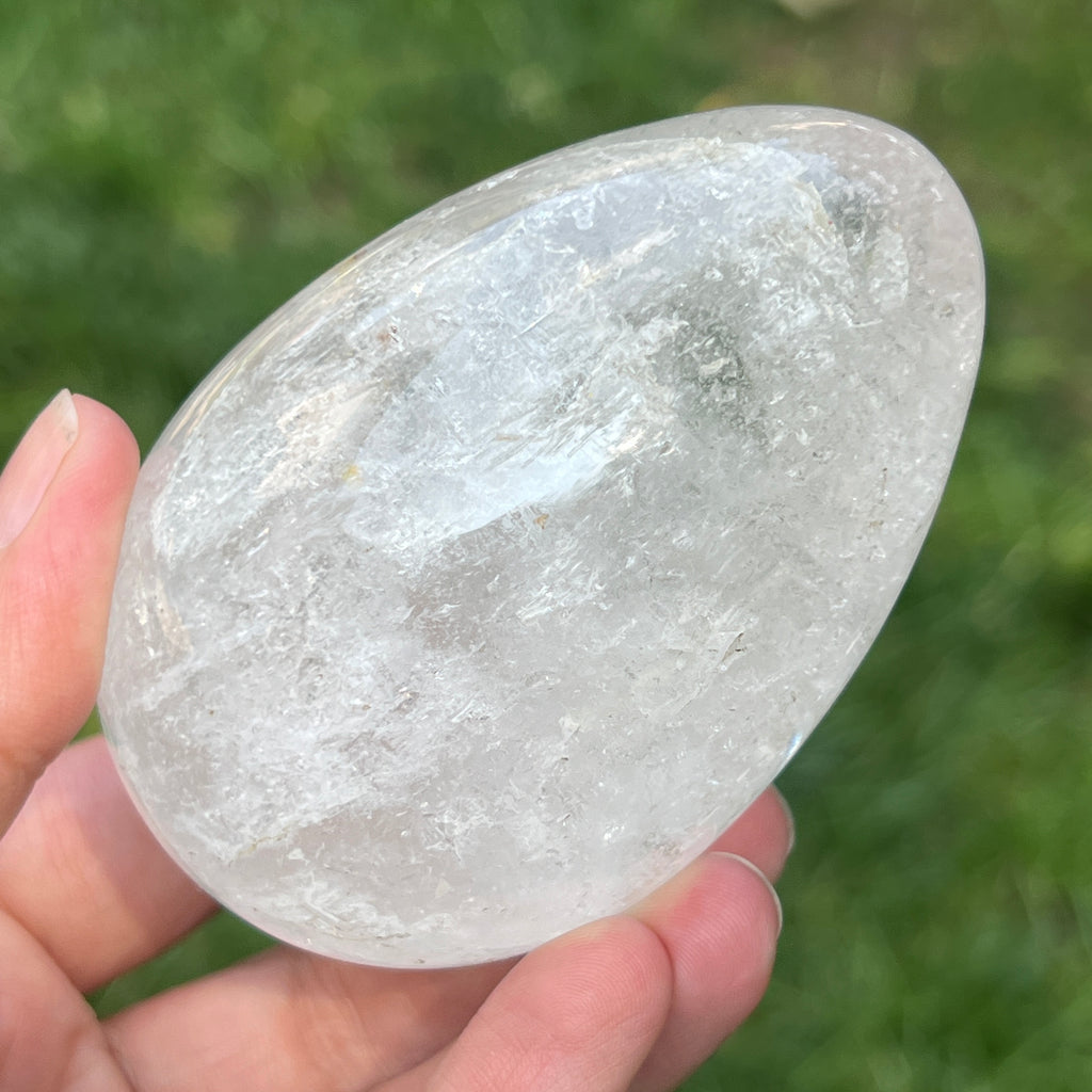 Ou din cuart de stanca/cristal incolor m2, pietre semipretioase - druzy.ro 5 