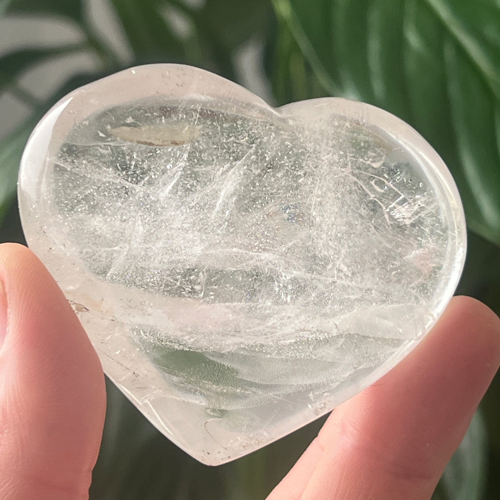 Inima cristal de stanca/cuart incolor m6, pietre semipretioase - druzy.ro 2 