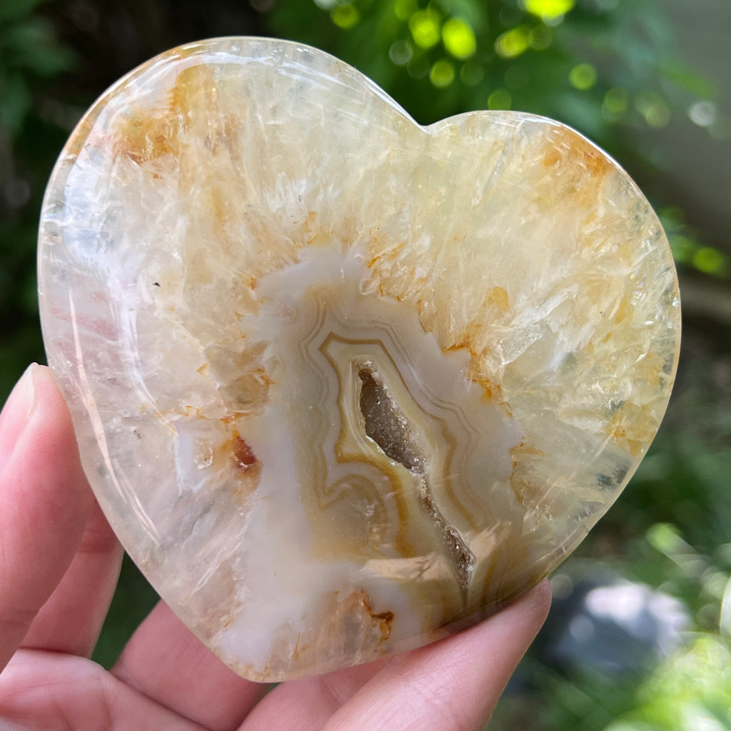Inima agat model 1, pietre semipretioase - druzy.ro 3 