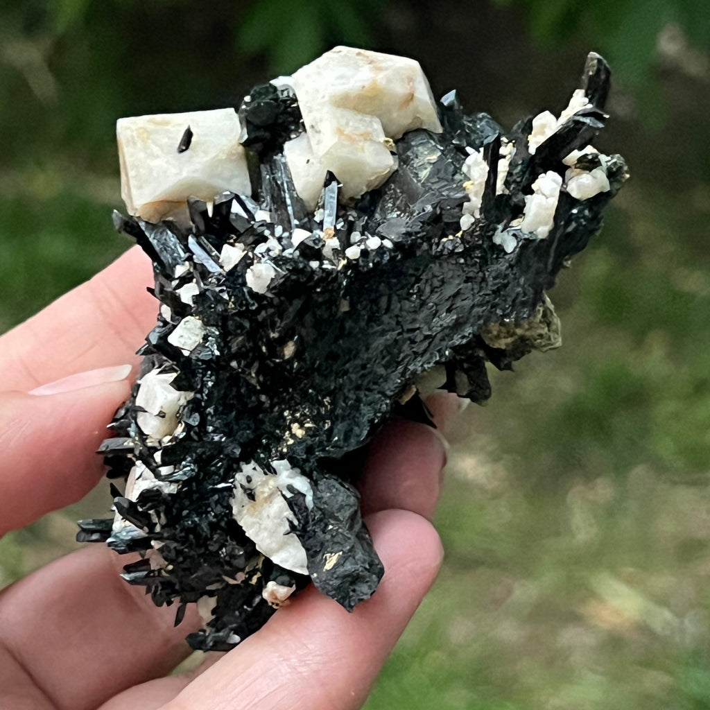 Cluster egirin cuart fumuriu/negru Zomba m22, pietre semipretioase - druzy.ro 2 
