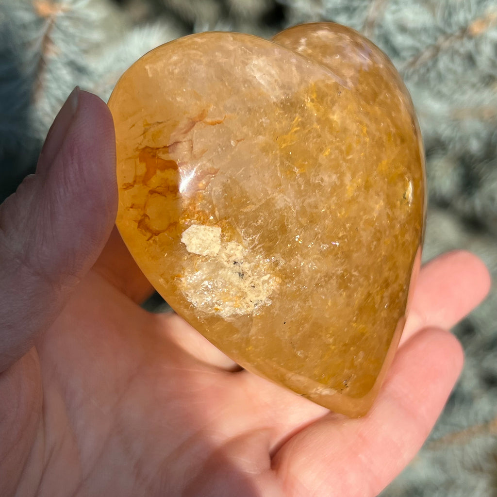 Inima golden healer, cuart lamaie model 4A/2, druzy.ro, cristale 6