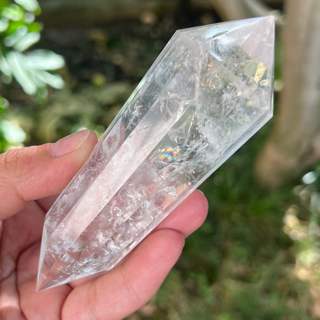 Bagheta cuart vogel, 12 fete, Brazilia model 33, pietre semipretioase - druzy.ro 3 