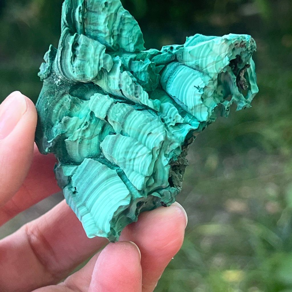 Malachit piatra bruta | Model 14, pietre semipretioase - druzy.ro 5 