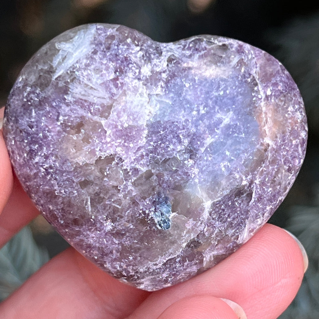 Lepidolit inima m9, pietre semipretioase - druzy.ro 2 